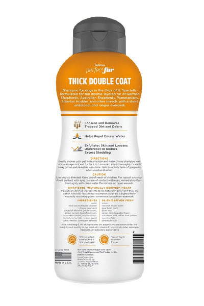 Tropiclean Perfect Fur Thick Double Coat Shampoo 473ml-Dog Grooming & Coat Care-Ascot Saddlery