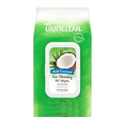 Tropiclean Wipes Ear Cleaning-Dog Grooming & Coat Care-Ascot Saddlery