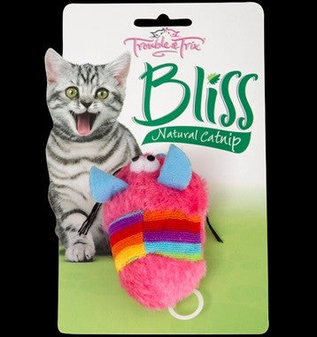 Trouble & Trix Cat Toy Bliss Vibro Mouse-Cat Gyms & Toys-Ascot Saddlery