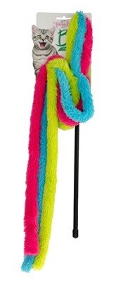 Trouble & Trix Cat Toy Wand Bliss Towel 90cm-Cat Gyms & Toys-Ascot Saddlery