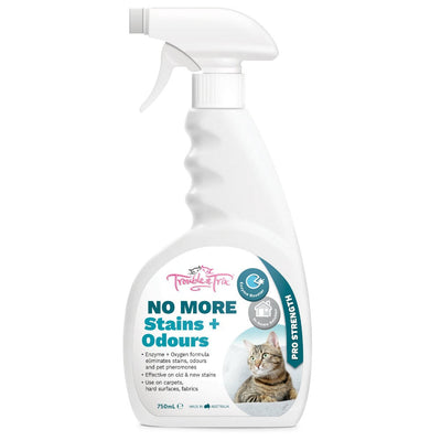 Trouble & Trix No More Stain & Odour 750ml-Cat Litter & Accessories-Ascot Saddlery