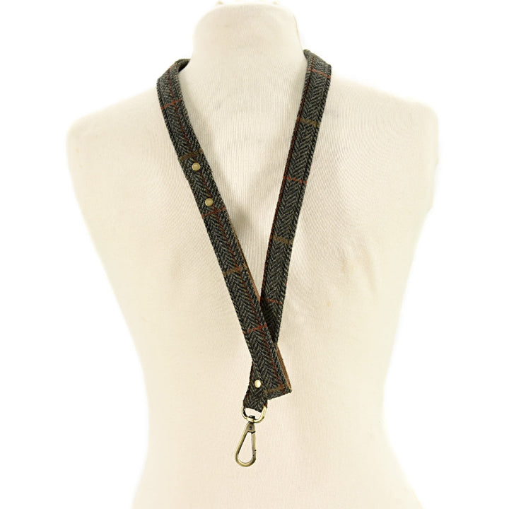 Tweedmill Tweed Dog Leash Tweed Chocolate 1 M-Dog Collars & Leads-Ascot Saddlery