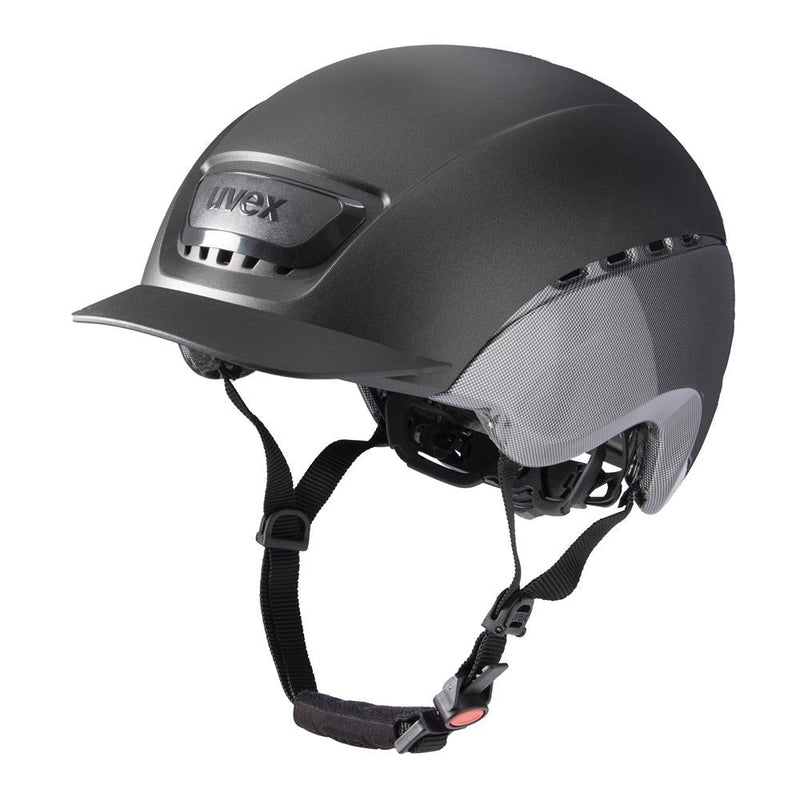 Uvex Helmet Elexxion Tocsen Black-RIDER: Helmets-Ascot Saddlery