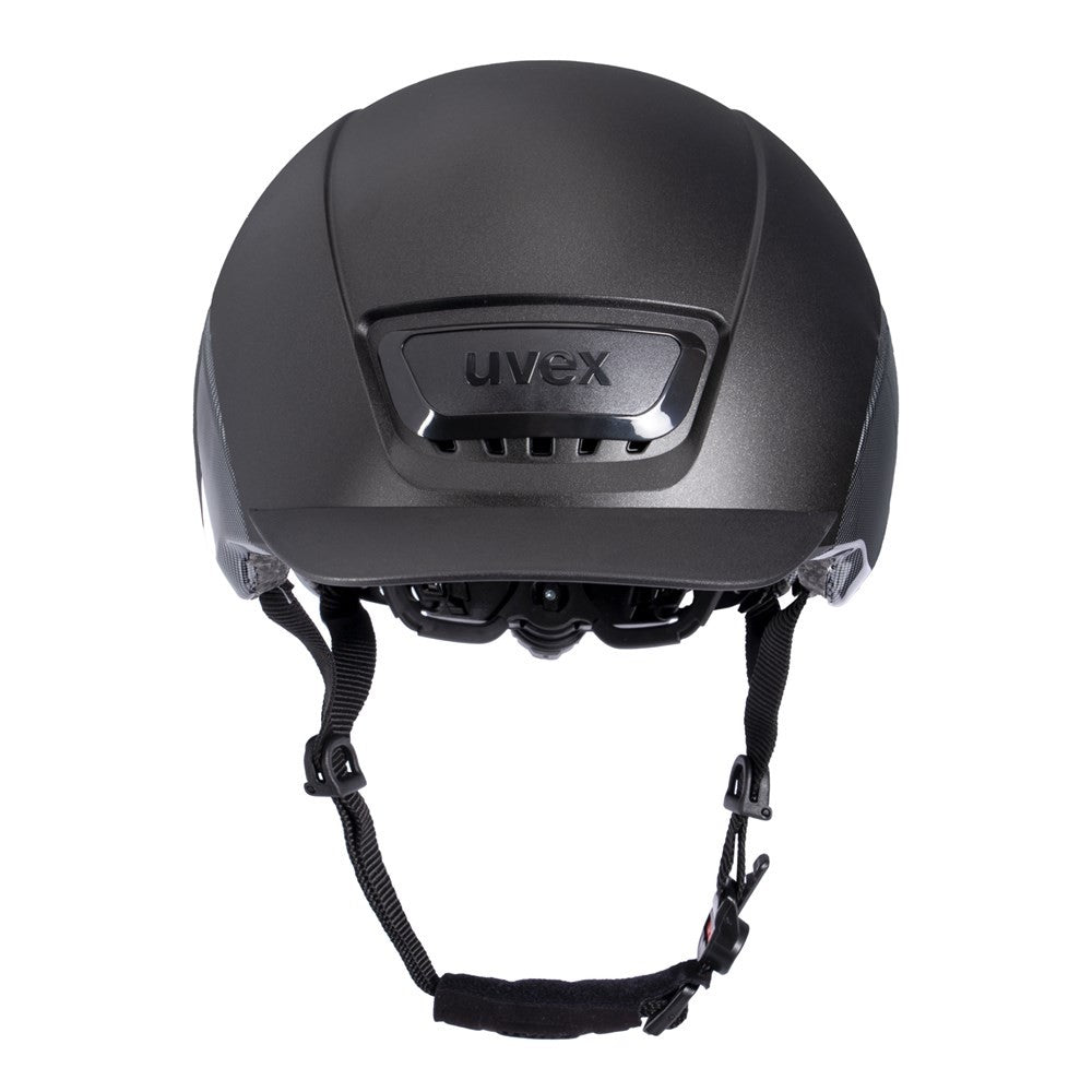 Uvex Helmet Elexxion Tocsen Black-RIDER: Helmets-Ascot Saddlery