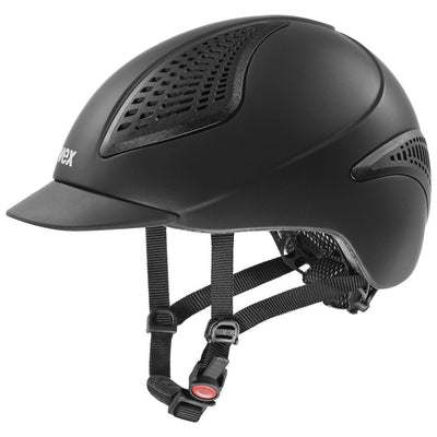 Uvex Helmet Exxential Ii Matt Black-RIDER: Helmets-Ascot Saddlery