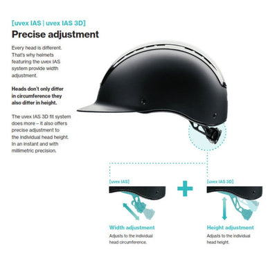 Uvex Helmet Onyxx Matt Black 49cm-54cm-RIDER: Helmets-Ascot Saddlery