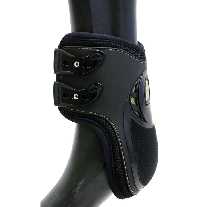 Veredus Carbon Gel Grand Slam Hind Fetlock Boots Black-HORSE: Horse Boots-Ascot Saddlery