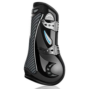 Veredus Carbon Vento Front Boots Black-HORSE: Horse Boots-Ascot Saddlery
