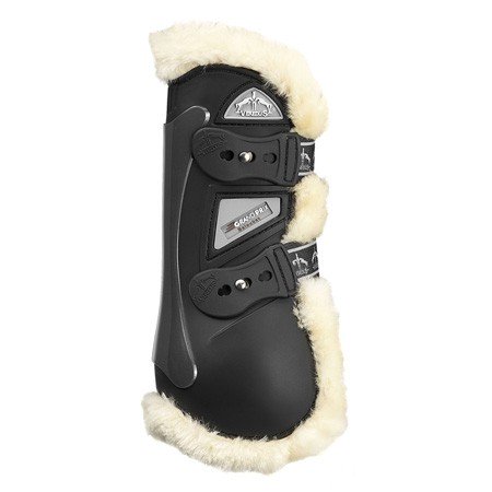 Veredus Grand Prix Baloubet Boots Wool Lined Front Black-HORSE: Horse Boots-Ascot Saddlery
