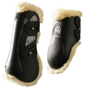 Veredus Grand Prix Baloubet Boots Wool Lined Hind Black-HORSE: Horse Boots-Ascot Saddlery