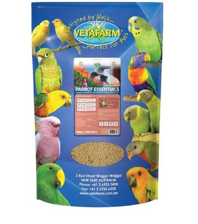 Vetafarm Bird Parrot Essentials 2kg-Bird Food & Treats-Ascot Saddlery