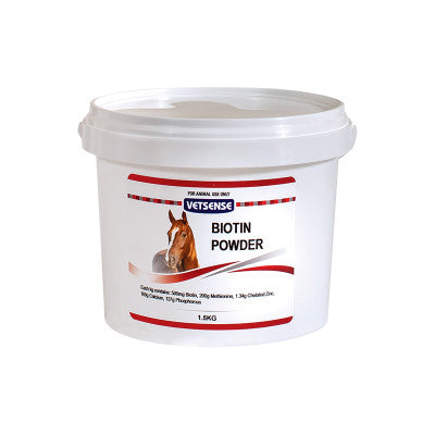 Vetsense Biotin Hoof Powder 1.5kg-STABLE: Supplements-Ascot Saddlery