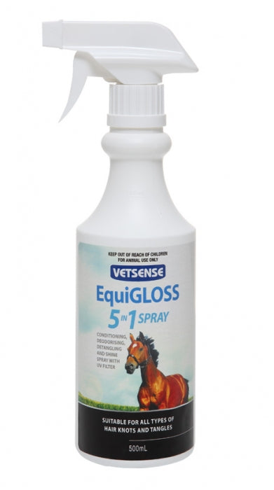 Vetsense Equigloss 5in1 500ml-STABLE: Show Preparation-Ascot Saddlery