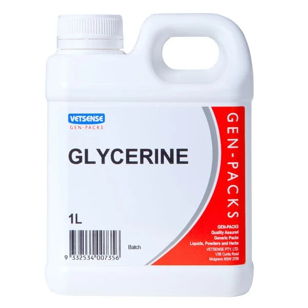 Vetsense Glycerine 1lit-STABLE: First Aid & Dressings-Ascot Saddlery
