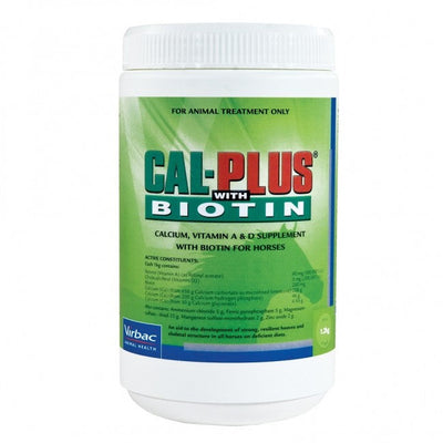 Virbac Cal Plus & Biotin 1.2kg-STABLE: Supplements-Ascot Saddlery