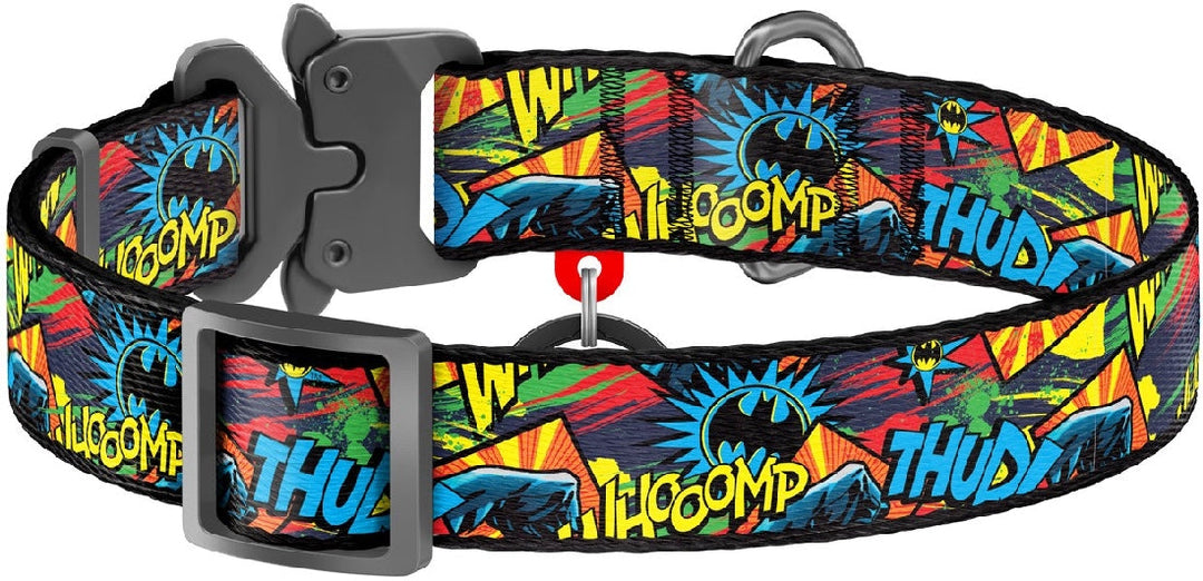Waudog Dog Collar Batman Bright-Dog Collars & Leads-Ascot Saddlery