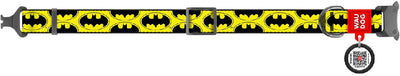 Waudog Dog Collar Batman Logo-Dog Collars & Leads-Ascot Saddlery