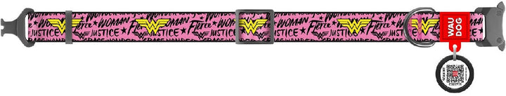 Waudog Dog Collar Wonder Woman-Dog Collars & Leads-Ascot Saddlery