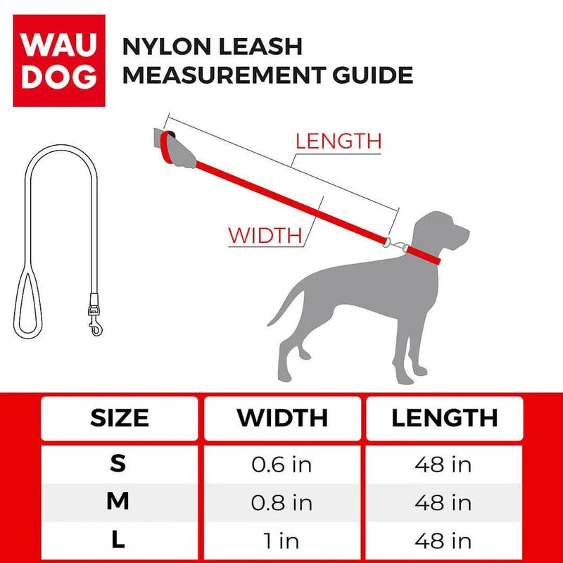 Waudog Dog Leash Collar Batman Bright 122cm-Dog Collars & Leads-Ascot Saddlery