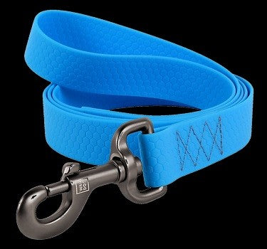 Waudog Waterproof Dog Leash Blue 25mm X 122cm-Dog Collars & Leads-Ascot Saddlery