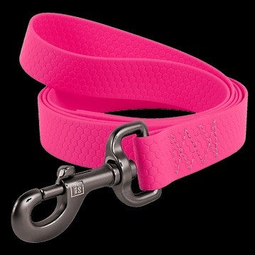 Waudog Waterproof Dog Leash Pink 25mm X 122cm-Dog Collars & Leads-Ascot Saddlery