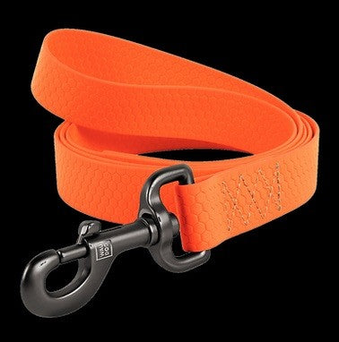 Waudog Waterproof Dog Leash Red 25mm X 122cm-Dog Collars & Leads-Ascot Saddlery