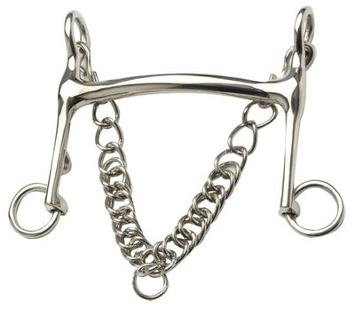 Weymouth Bit Only Mullen Mouth Stainless Steel-HORSE: Bits-Ascot Saddlery