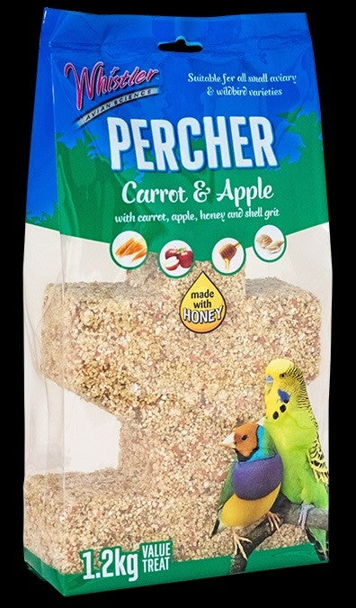 Whistler Percher Carrot & Apple 1.2kg-Bird Food & Treats-Ascot Saddlery