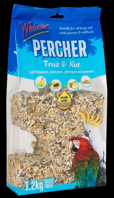 Whistler Percher Fruit & Nut 1.2kg-Bird Food & Treats-Ascot Saddlery