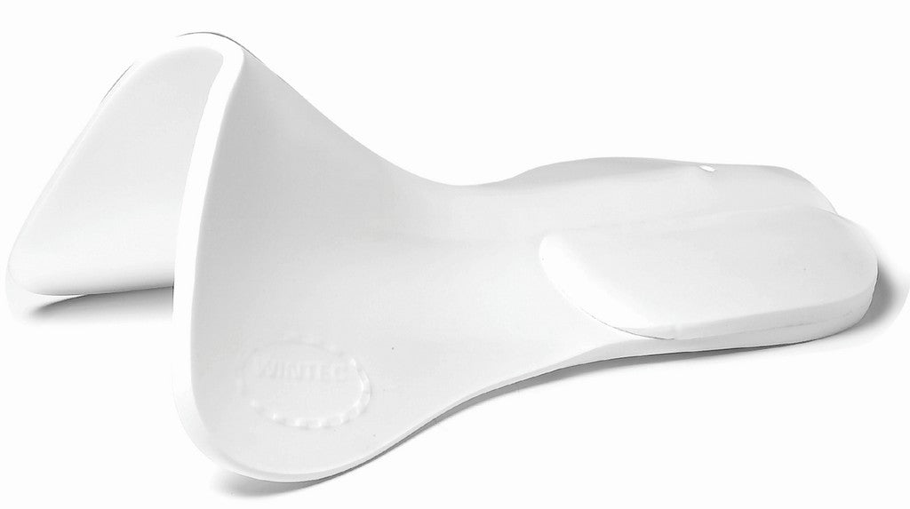 Wintec Pad Comfort Raised Back White-HORSE: Wither & Back Pads-Ascot Saddlery