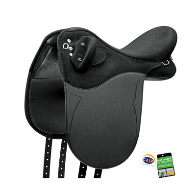 Wintec Pro Junior Stock Hart Saddle Black-SADDLES: Stock & Western Saddles-Ascot Saddlery