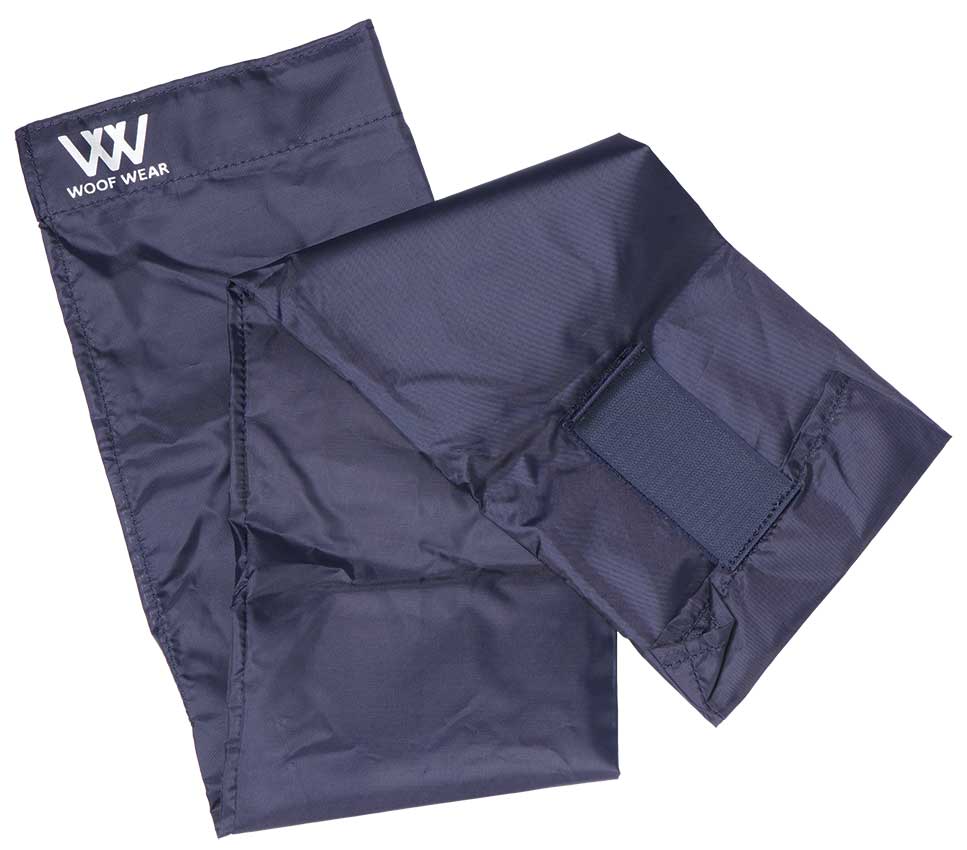 Woof Nylon Tail Bag Navy-RUGS: Rug Accessories-Ascot Saddlery