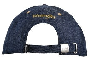 Wrangler Cap Willis Denim-CLOTHING: Hats & Caps-Ascot Saddlery