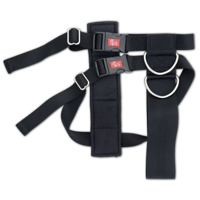 Yours Droolly Car Harness Black Xl-Dog Collars & Leads-Ascot Saddlery