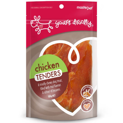 Yours Droolly Dog Treat Chicken Tenders 100gm-Dog Treats-Ascot Saddlery