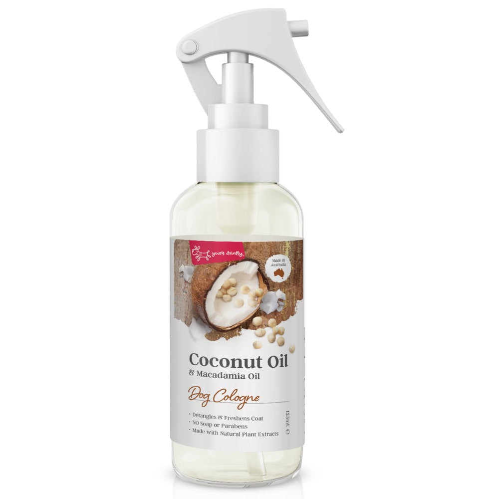 Yours Droolly Natural Coconut Cologne 125ml-Dog Grooming & Coat Care-Ascot Saddlery