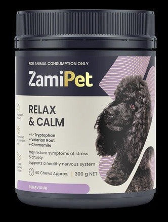 Zamipet Dog Chew Relax & Calm 300gm-Dog Potions & Lotions-Ascot Saddlery