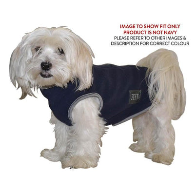 Zeez Dog Vest Cozy Fleece Ruby Pink-Dog Rugs & Fashion-Ascot Saddlery