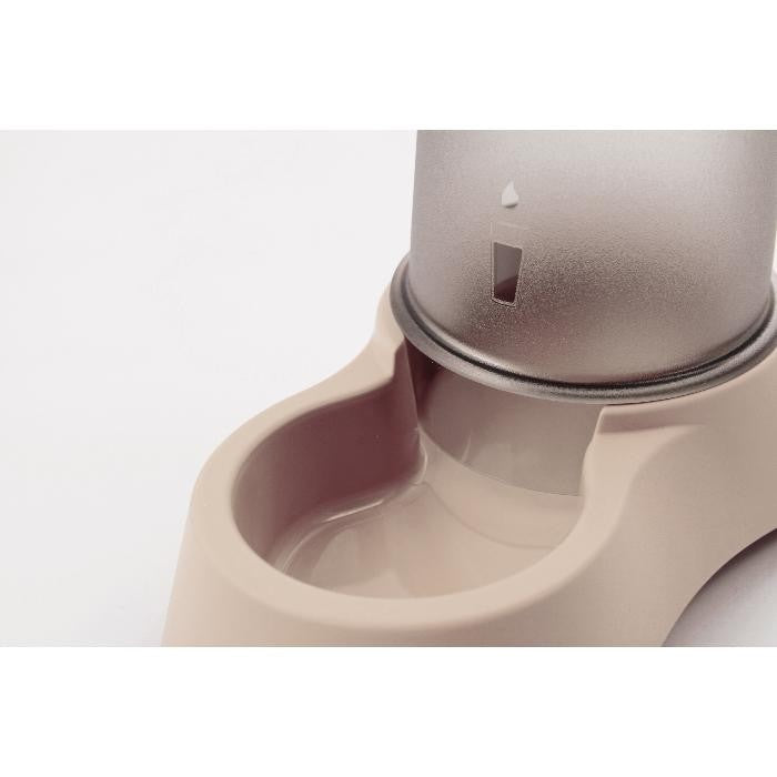 Zeez Nuvola Water & Food Dispenser Mocaccino-Dog Accessories-Ascot Saddlery