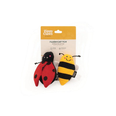 Zippy Claws Ladybug & Bee-Cat Gyms & Toys-Ascot Saddlery