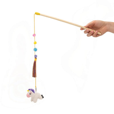 Zippy Claws Zippystick Unicorn-Cat Gyms & Toys-Ascot Saddlery