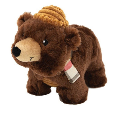 Zippy Paws Grunterz Bear 30cm X 16.5cm X 22.5cm-Dog Toys-Ascot Saddlery