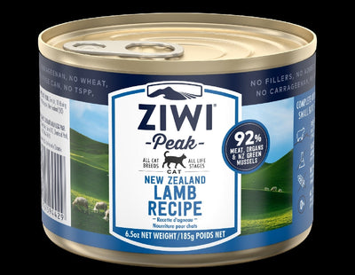 Ziwi Peak Cat Food Can Lamb 185gm-Cat Food & Treats-Ascot Saddlery