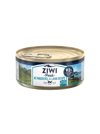 Ziwi Peak Cat Food Can Mackerel & Lamb 85gm-Cat Food & Treats-Ascot Saddlery