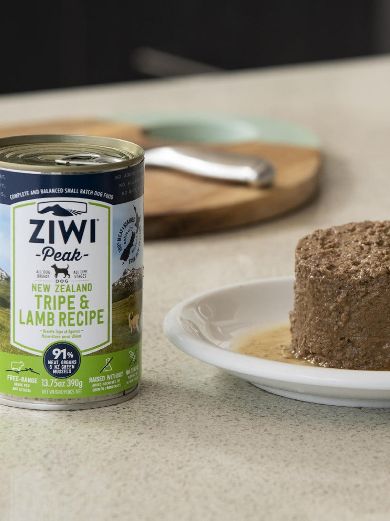 Ziwi Peak Dog Food Can Tripe & Lamb 390gm-Dog Food-Ascot Saddlery