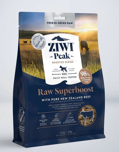 Ziwi Peak Freeze Dried Dog Superboost Beef 320gm-Dog Food-Ascot Saddlery