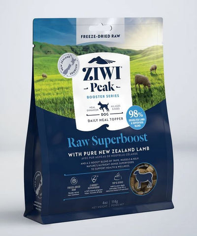 Ziwi Peak Freeze Dried Dog Superboost Lamb 114gm-Dog Food-Ascot Saddlery